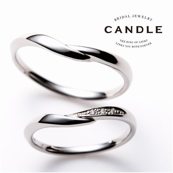 兵庫県　安い結婚指輪　安くておしゃれな結婚指輪　キャンドル　floting
