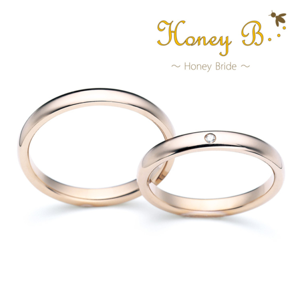 兵庫県　安い結婚指輪　安くて丈夫な結婚指輪　ハニーブライド　マロン
