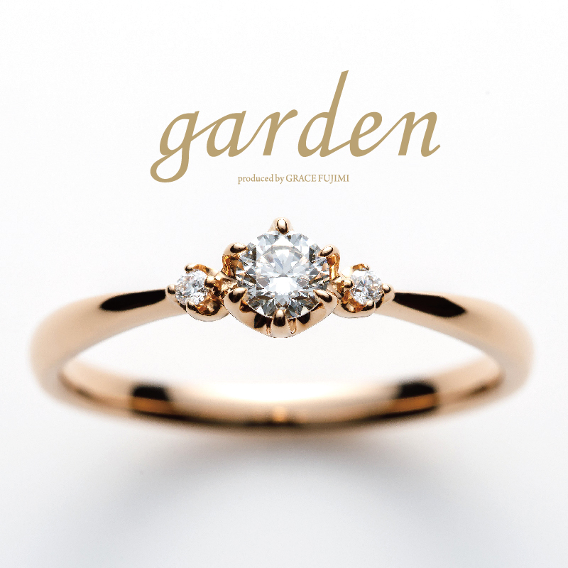安い婚約指輪　￥59,800～　Littlegarden　シンプルな婚約指輪
ピンクゴールド