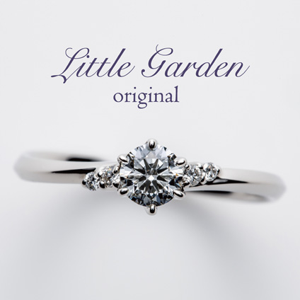 安い婚約指輪　￥59,800～　Littlegarden　シンプルな婚約指輪
プラチナ
