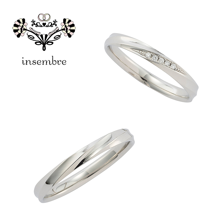 兵庫県　安い結婚指輪　安くて丈夫な結婚指輪　インセンブレ　レティツィア