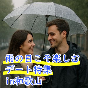 傘の下で恋が深まる！雨の日こそ楽しむデート特集in和歌山