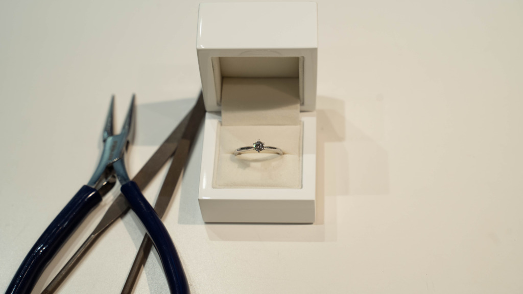 手作り婚約指輪の製作時間について