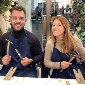 海外のお客様 四条烏丸手作り指輪工房で手作り指輪体験