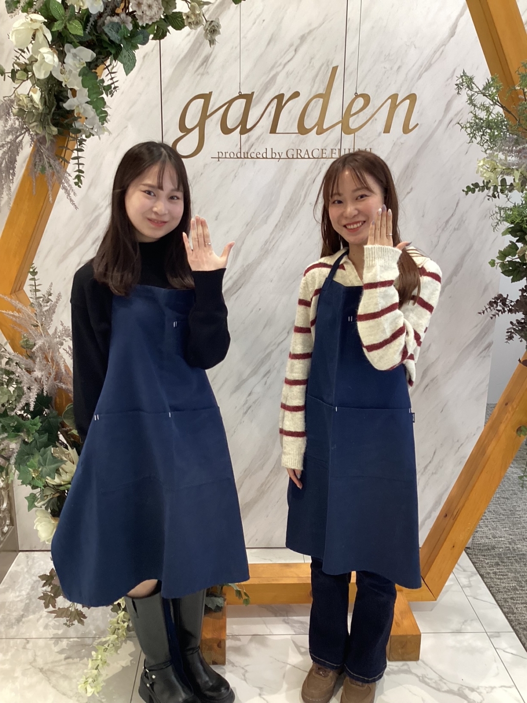 京都宇治市より姉妹でご来店 garden京都本店/四条烏丸手作り指輪工房で手作り指輪体験