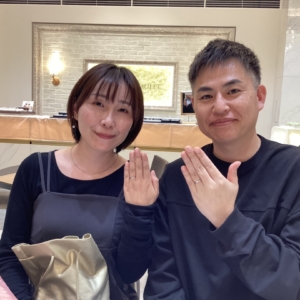 京都市山科区 結婚17周年でセカンドリングとして手作り結婚指輪を作成