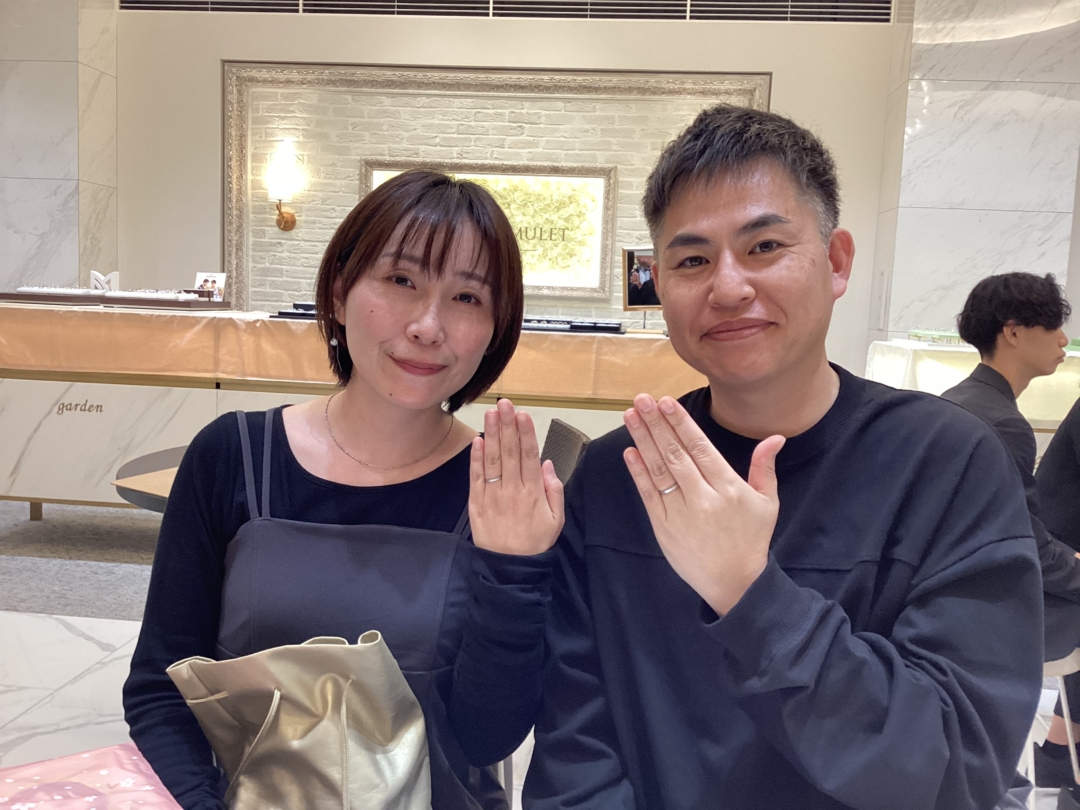 京都市山科区 結婚17周年でセカンドリングとして手作り結婚指輪を作成