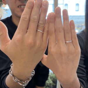 千葉県松戸市からご来店　手作り指輪体験を頂きました