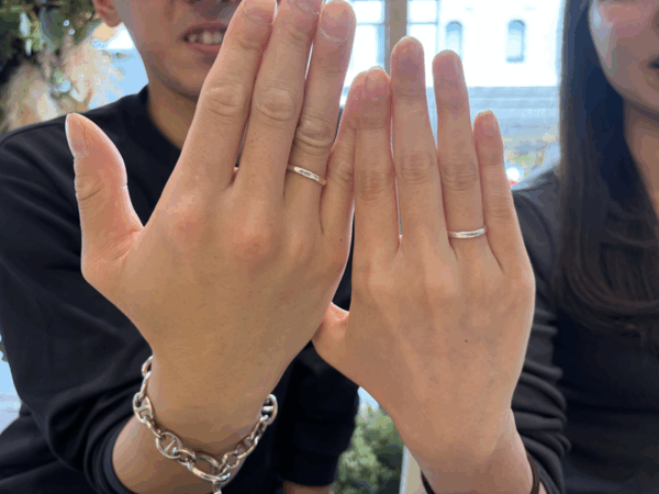 千葉県松戸市からご来店　手作り指輪体験を頂きました