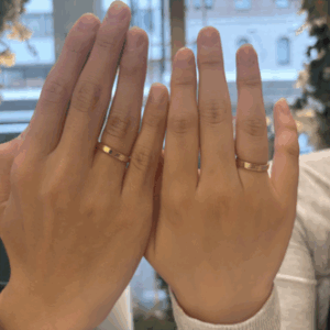 京都市西京区からご来店　手作り指輪（ペアリング）体験を頂きました